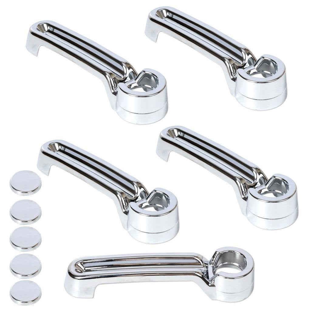 Chrome Door Handle+Tailgate Covers 5pcs for 2006-2018 Jeep - Product Imagery