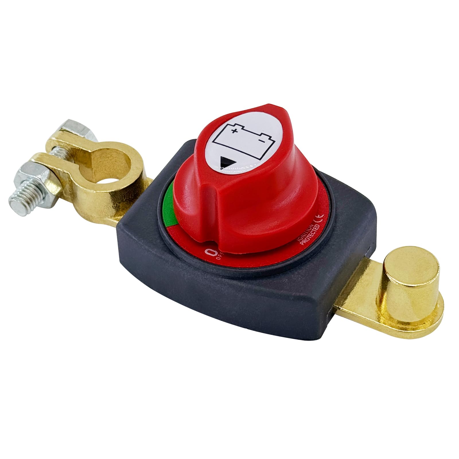 Ampper Top Post Battery Disconnect Switch 12V - 48V, Marine - Product Imagery
