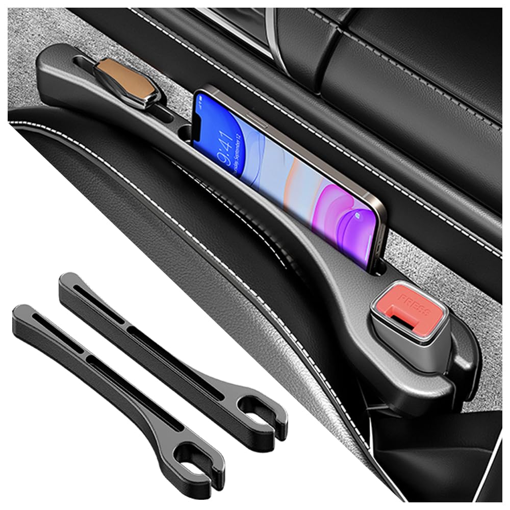 Stacool [2026 Upgrade] 2PCS Car Seat Gap Filler with Phone - Product Imagery