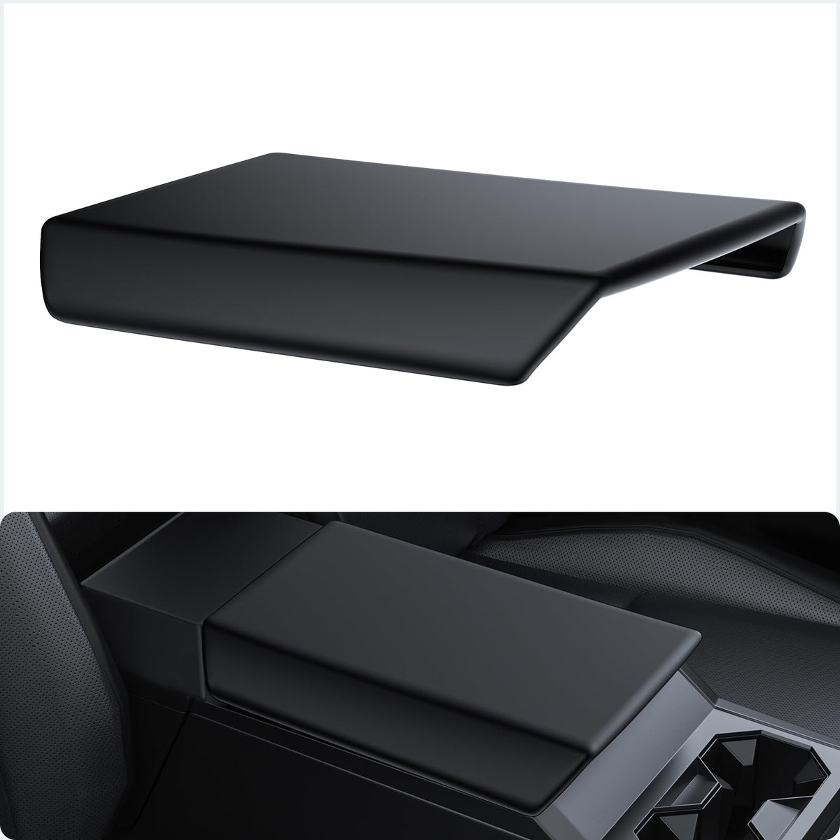 BASENOR Armrest Cover for 2026-2024 Tesla Cybertruck Scratch - Product Imagery
