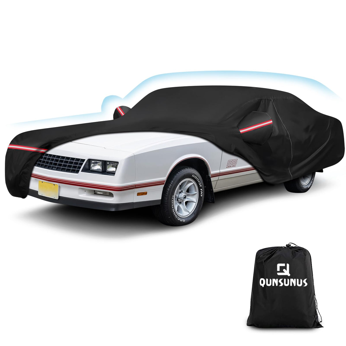QUNSUNUS Car Cover for Chevy Monte Carlo 1970-1972 & 1978-1988 - Product Imagery