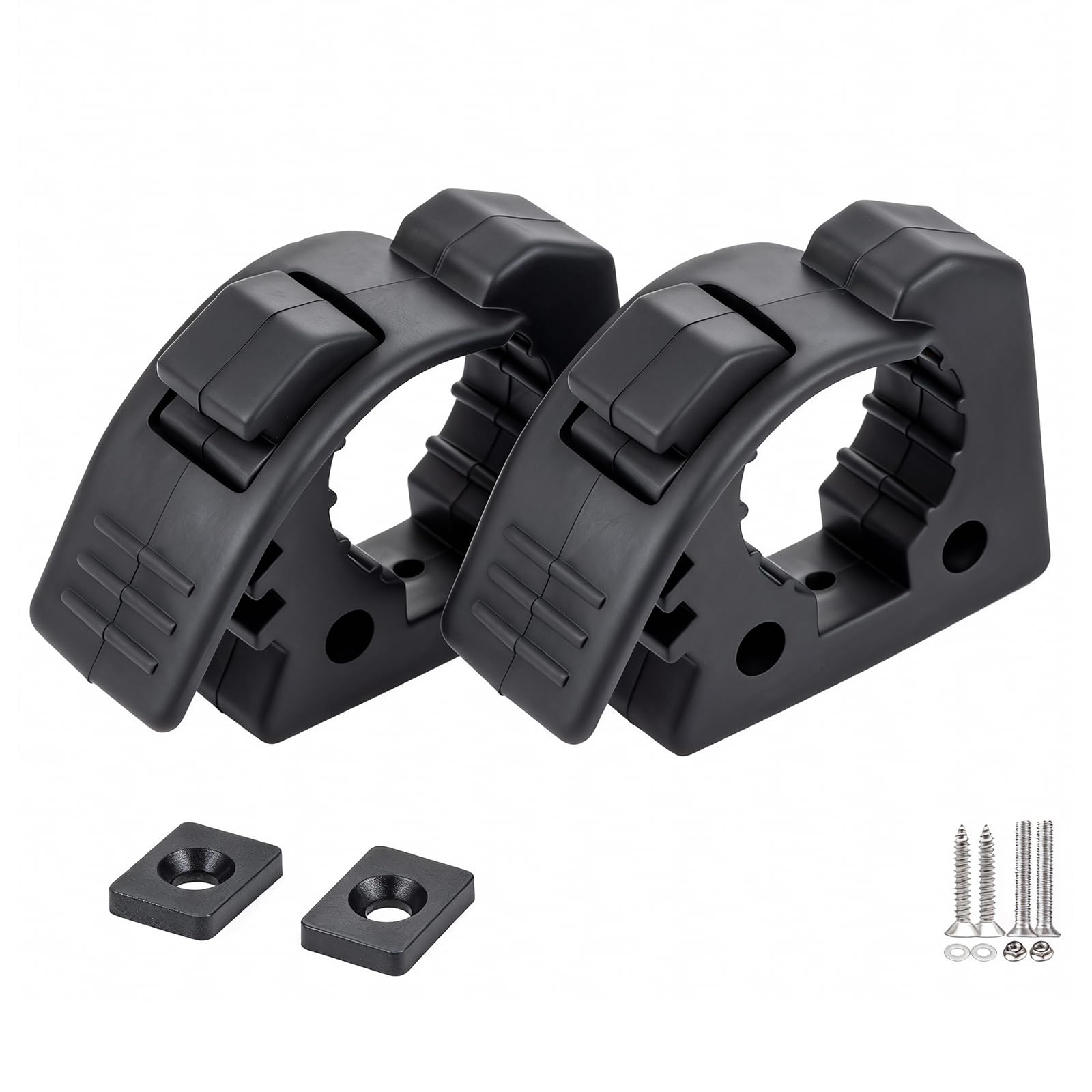 SINOKING Rubber Shovel Mount, Tool Clamp for 1-1/8" to 1-1/2" - Product Imagery
