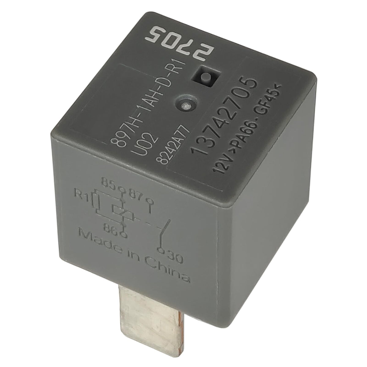 897H-1AH-D-R1 U02 13742705 12VDC 70A 13306943 4Pins Plug in SPNO - Product Imagery