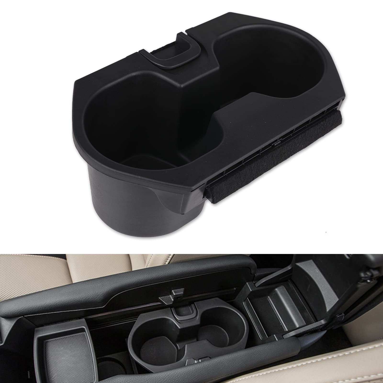 KanSmart 2016-2021 for Honda Civic Cup Holder Insert Console - Product Imagery