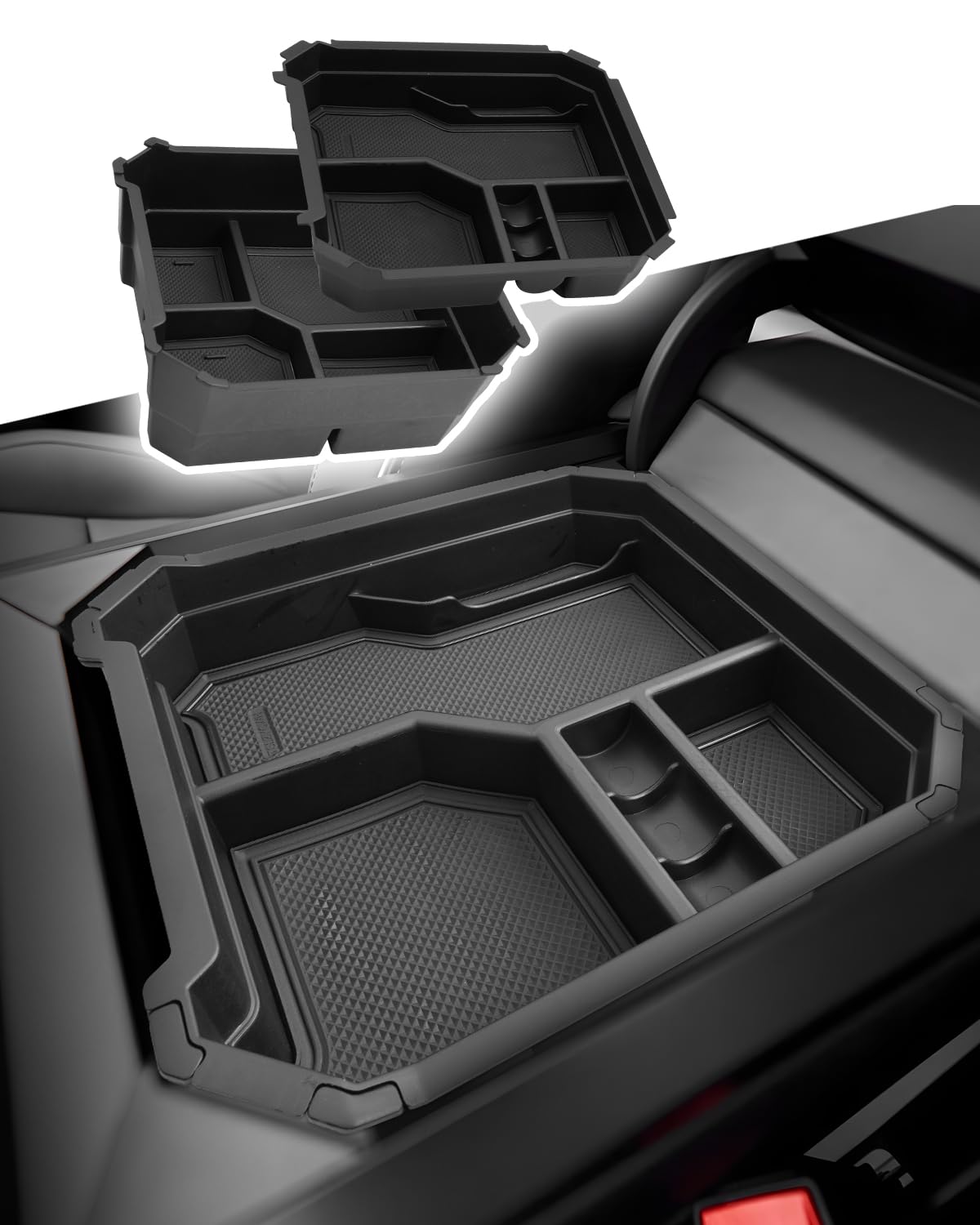 CDEFG Double Layers for 2024 2025 2026 Tesla Cybertruck Center - Product Imagery