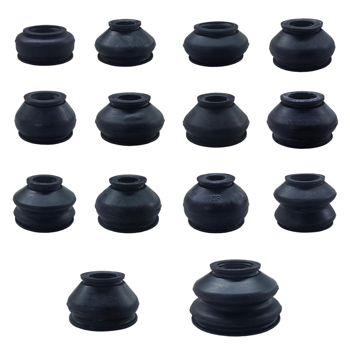 Craedli 14PCS Universal Ball Joint Boot Replacement, Rubber Tie - Product Imagery