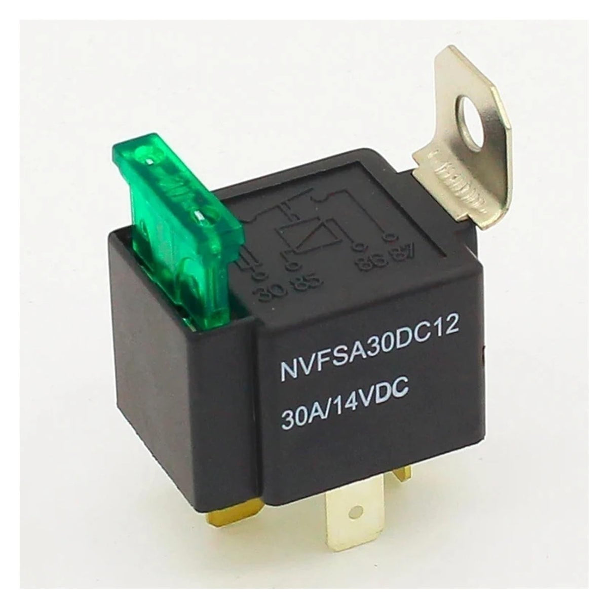 1pc 4 pin 30A relays top Grade Quality Relay with Fuse, Coil - Product Imagery