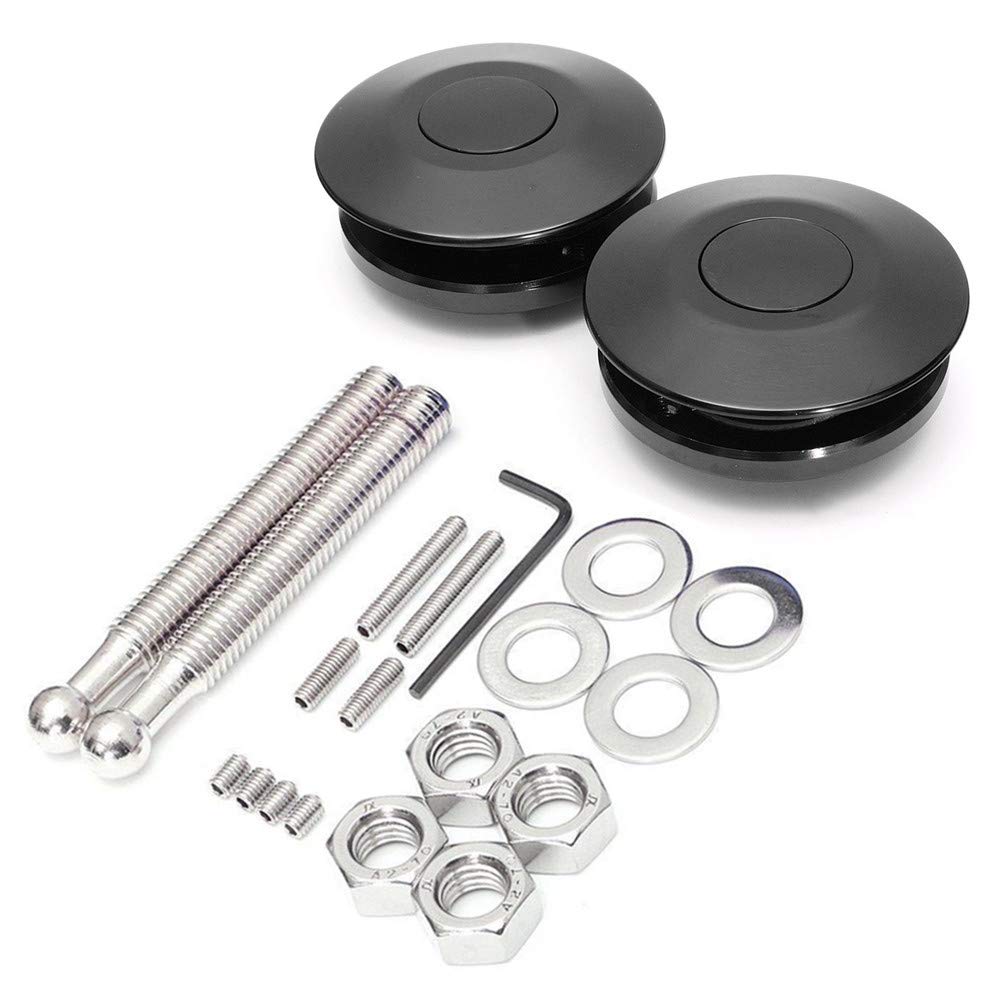 STETION Quick Latch Hood Pins Universal 2 Pack 2.44" Diameter - Product Imagery