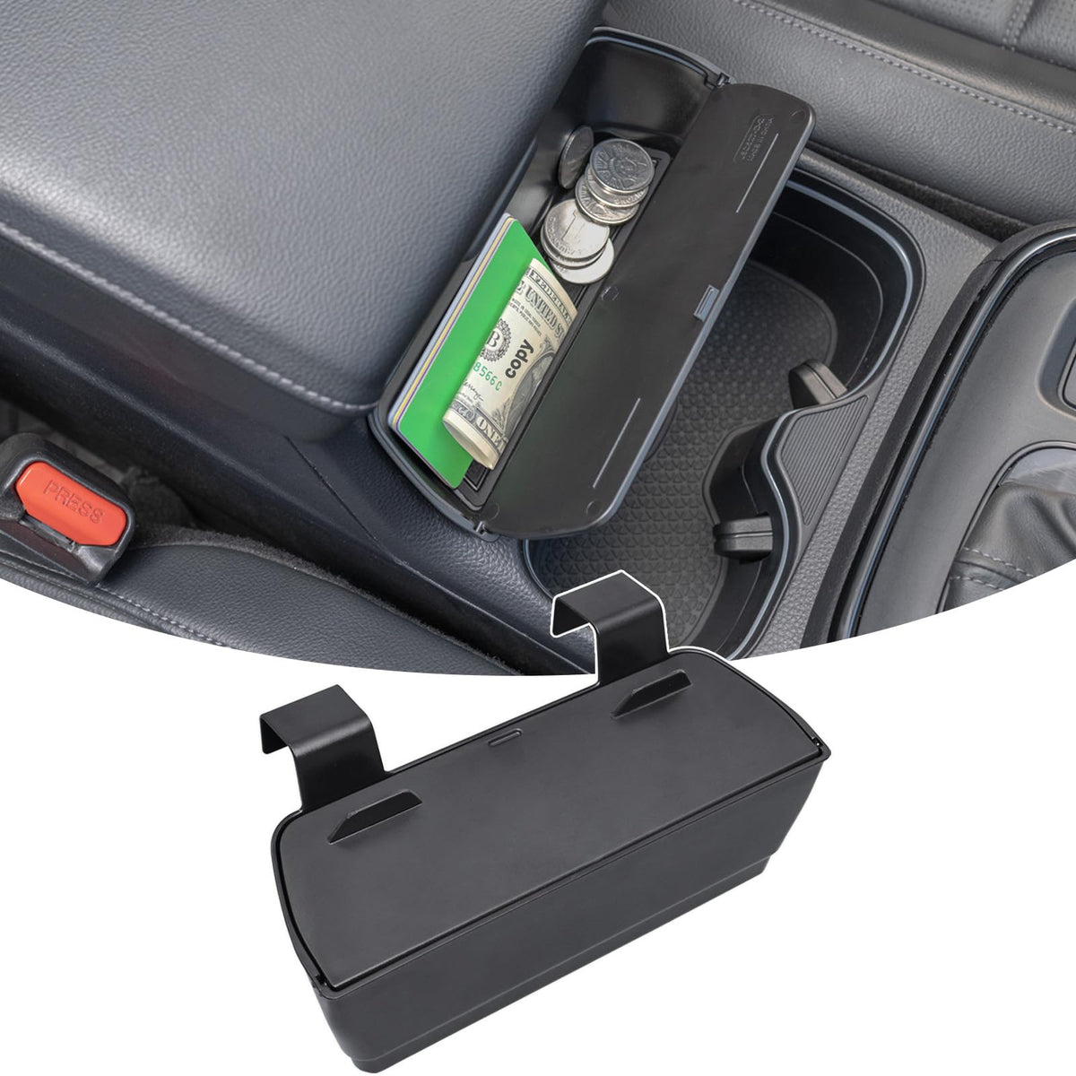 PIMCAR Center Console Hanging Box for 2023-2026 Honda CRV Hidden - Product Imagery