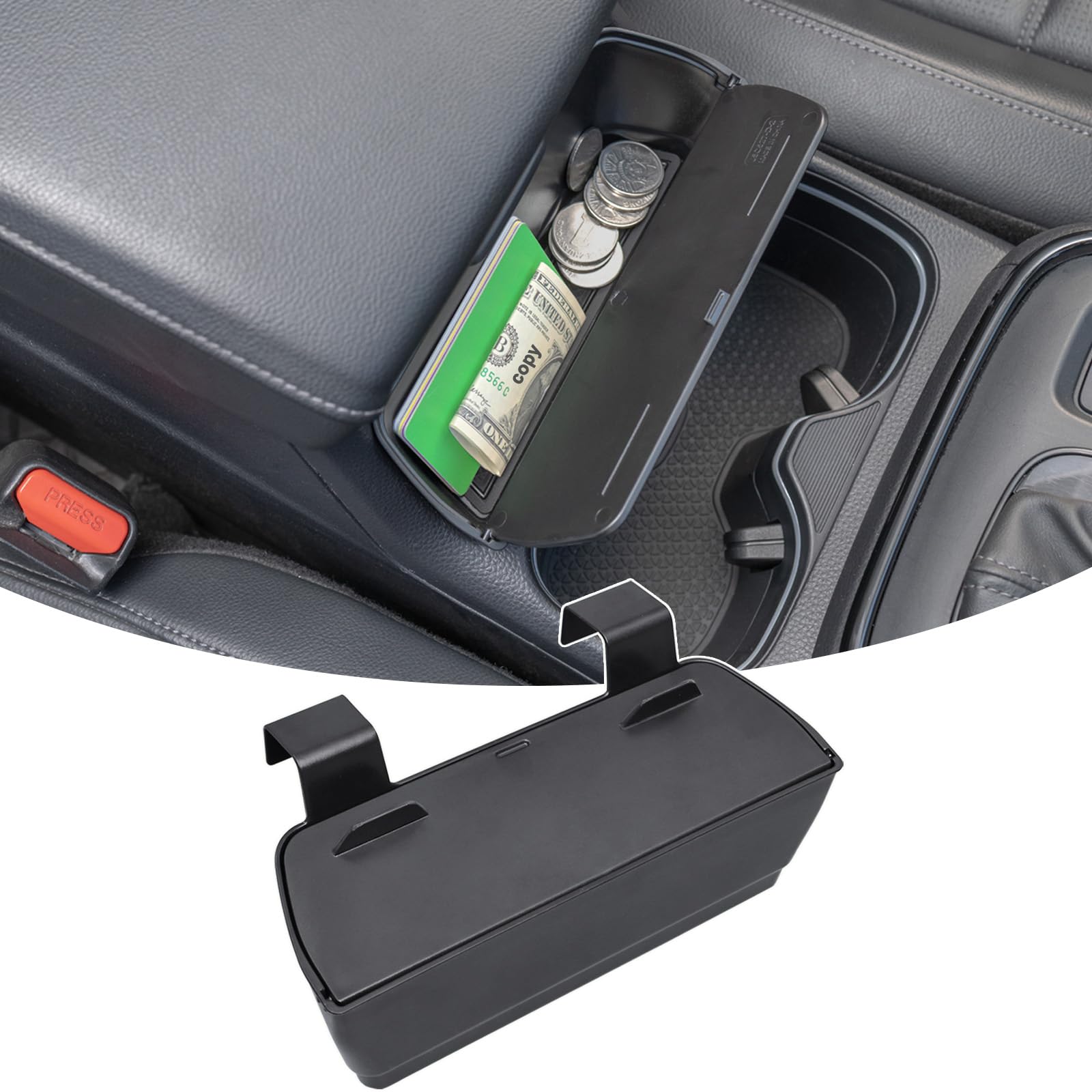 PIMCAR Center Console Hanging Box for 2023-2026 Honda CRV Hidden - Product Imagery