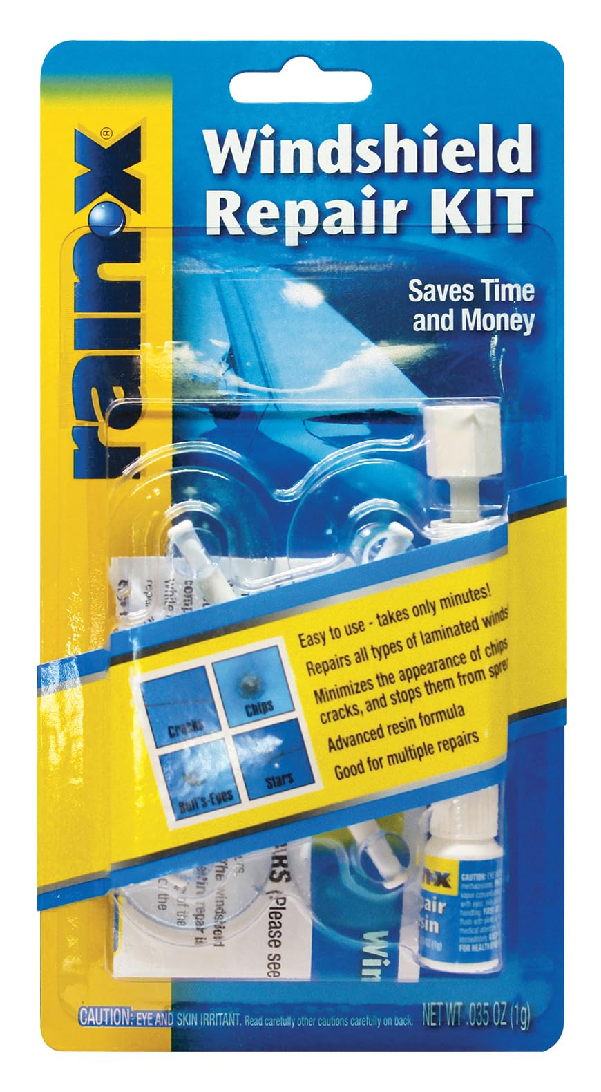 RainX Fix a Windshield Do it Yourself Windshield Repair Kit, for - Product Imagery