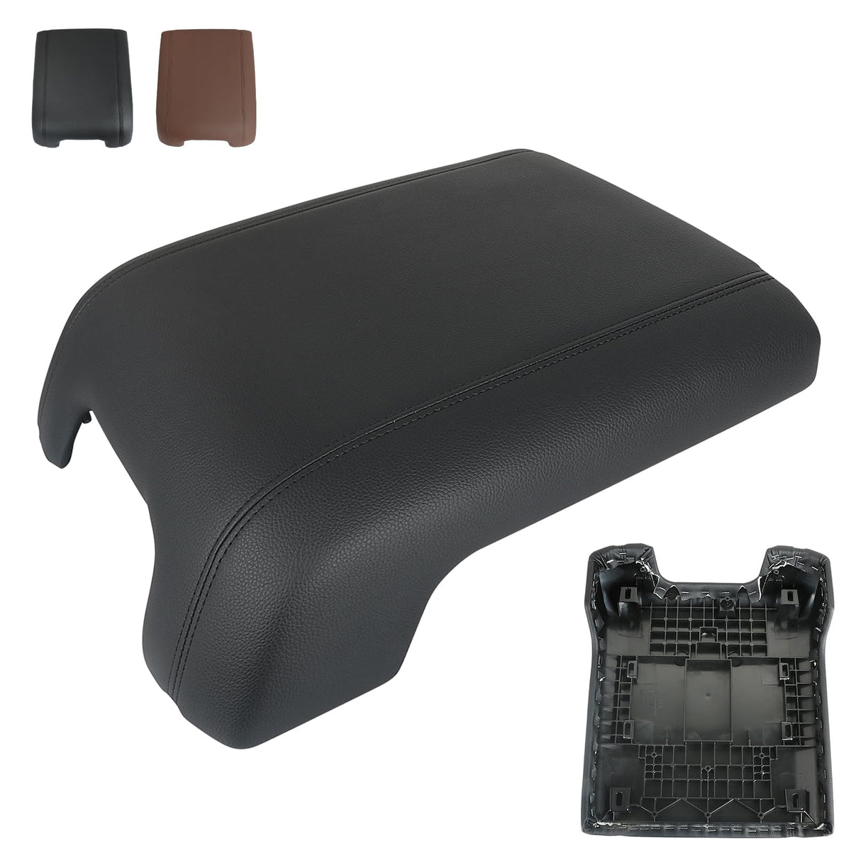 TQPONLY Center Console Armrest Leather Lid Cover,Fits 2011-2016 - Product Imagery