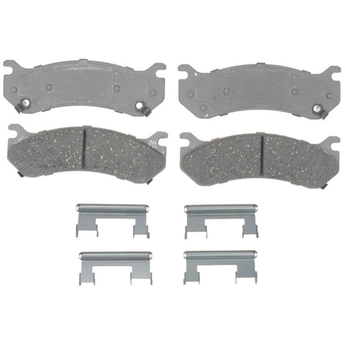 ACDelco Silver Rear Brake Pad Set 14D785CH | GM 19286095 Ceramic - Product Imagery