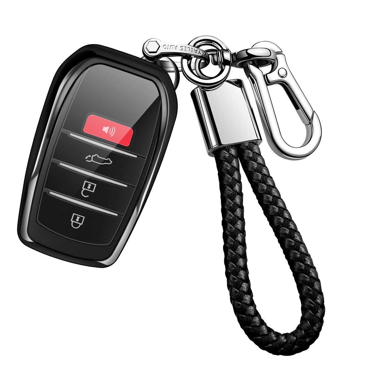 For Toyota Key Fob Cover with keychain,Key Shell Case for - Product Imagery