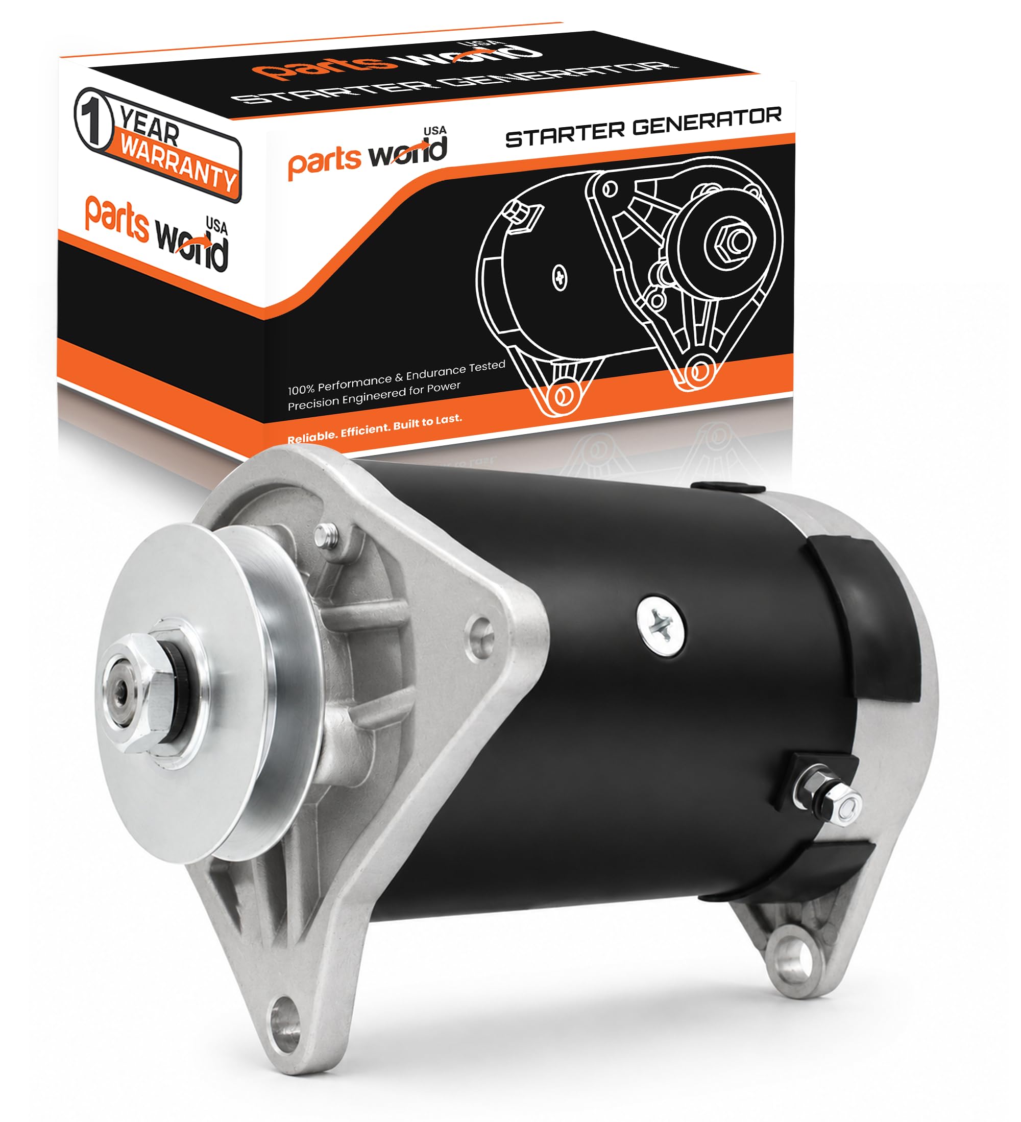 12V Starter Generator Compatible with EZ GO GXI875 GXT Medalist - Product Imagery