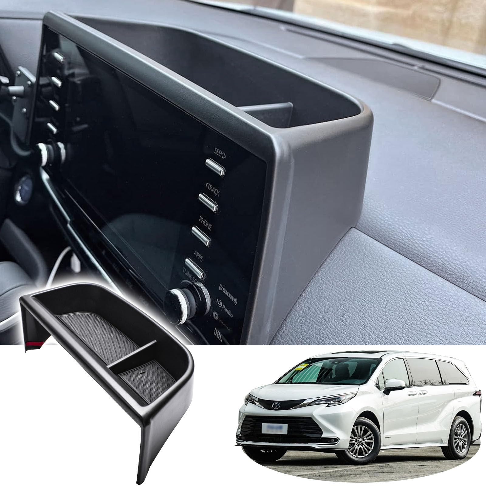 Dashboard Storage Organizer for Toyota Sienna 2021-2024 - Product Imagery