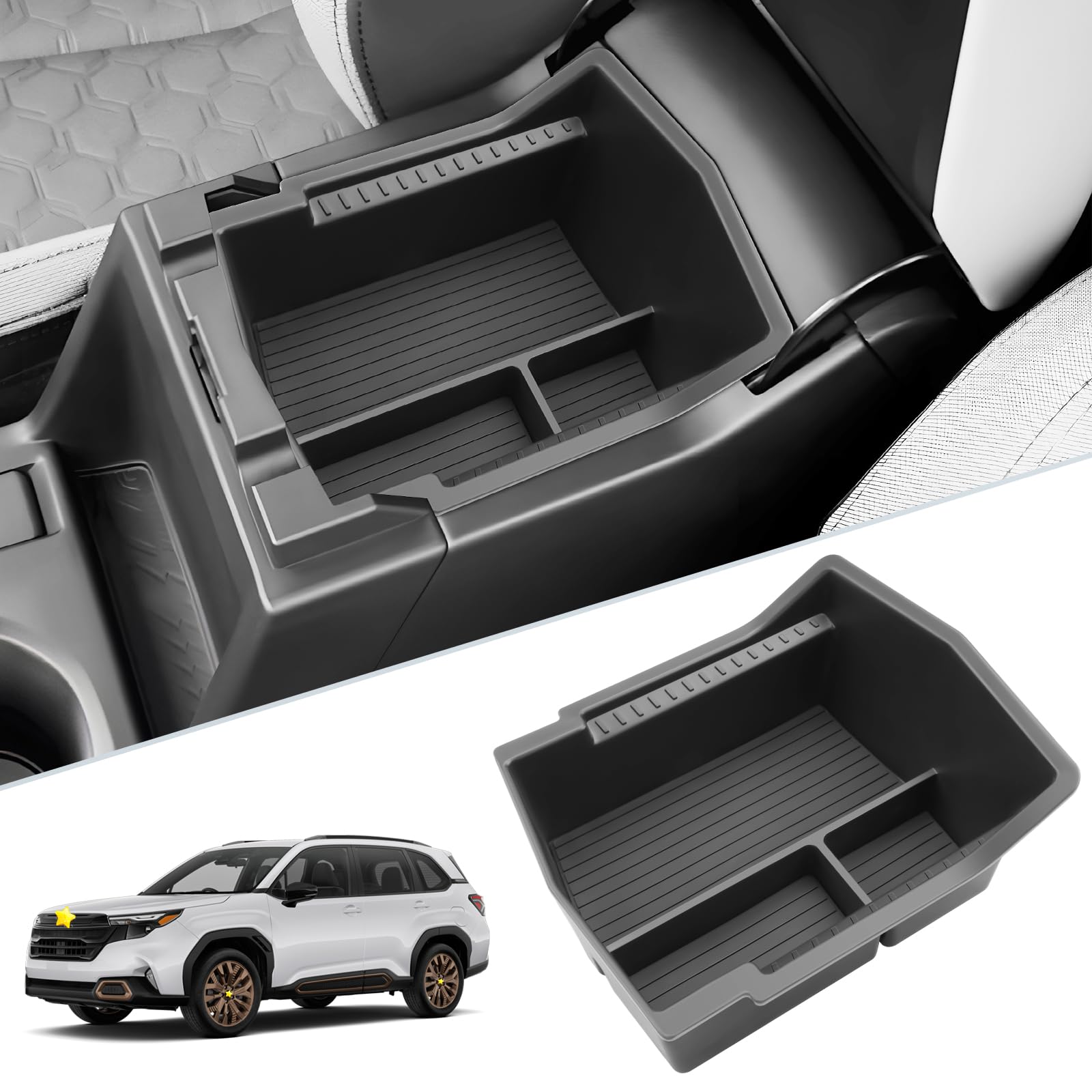 SKTU for 2025 2026 Subaru Forester Accessories Center Console - Product Imagery