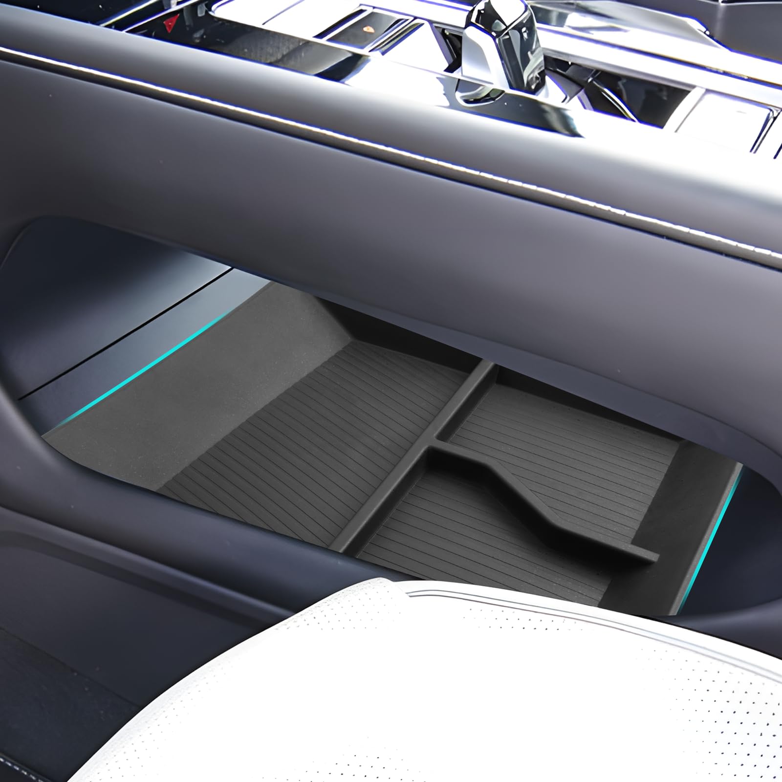 SHAOHAO for 2026 Volkswagen Atlas Under Console Organizer for - Product Imagery