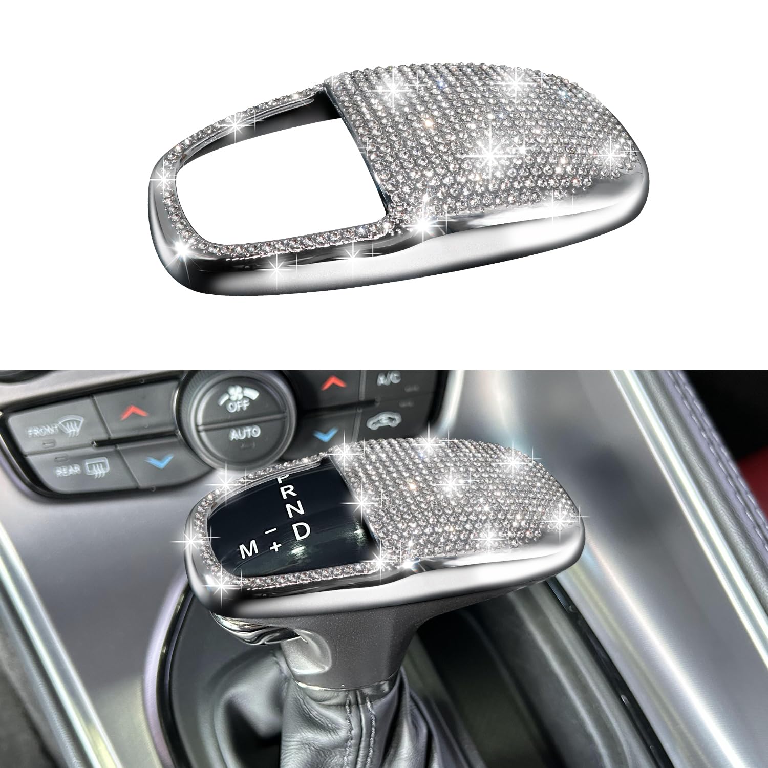 Gear Shift Knob Head Cover Bling Trim for Durango Accessories - Product Imagery