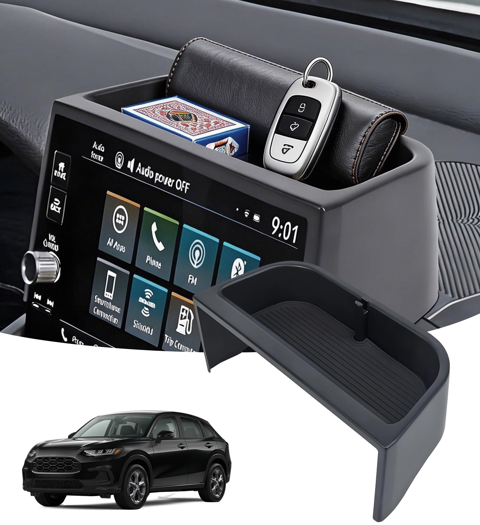 Dashboard Storage Tray Dash Organizer for Honda HRV 2027 2026 - Product Imagery