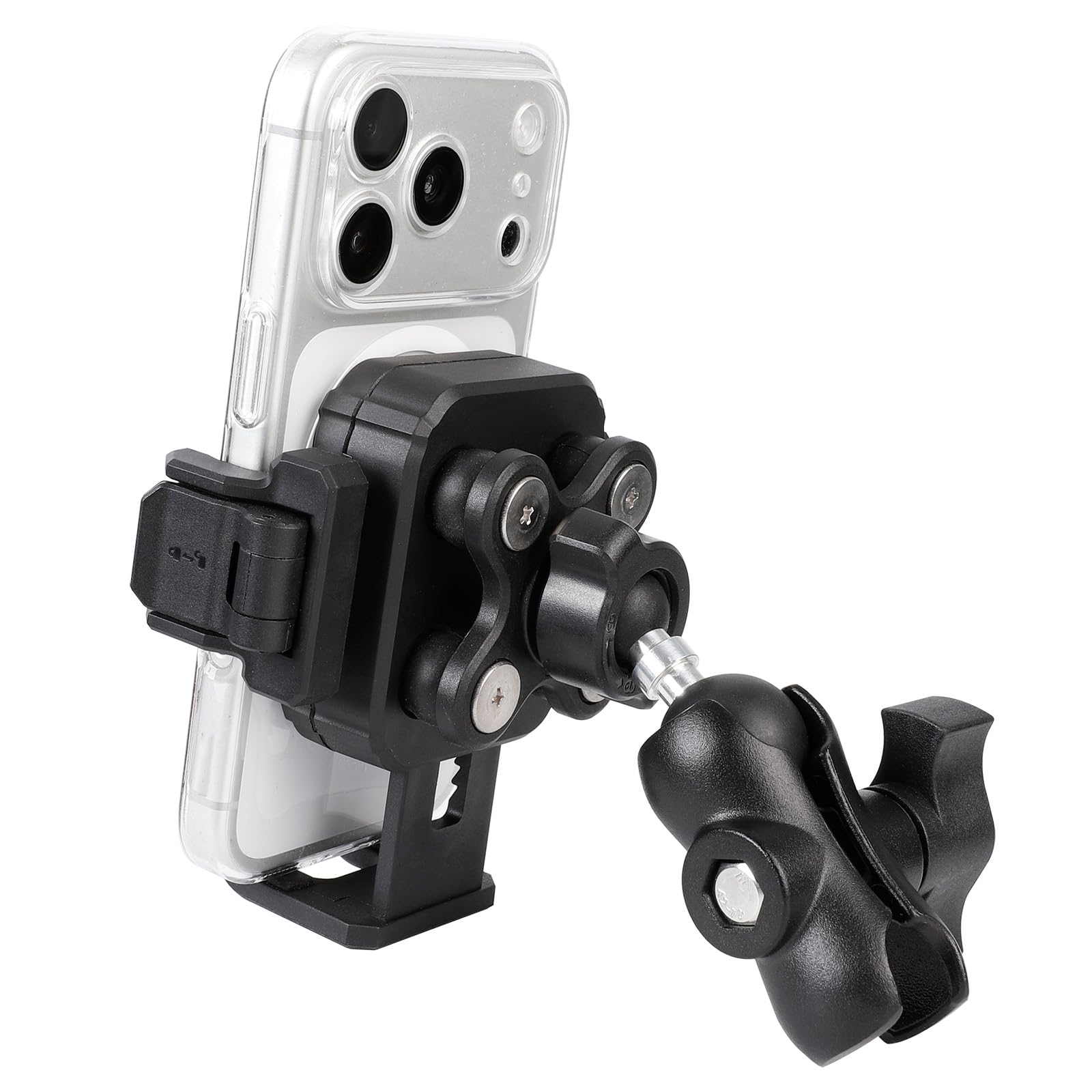 1" Ball Phone Mount Holder with Vibration Dampener ＆ 2.36" Short - Product Imagery