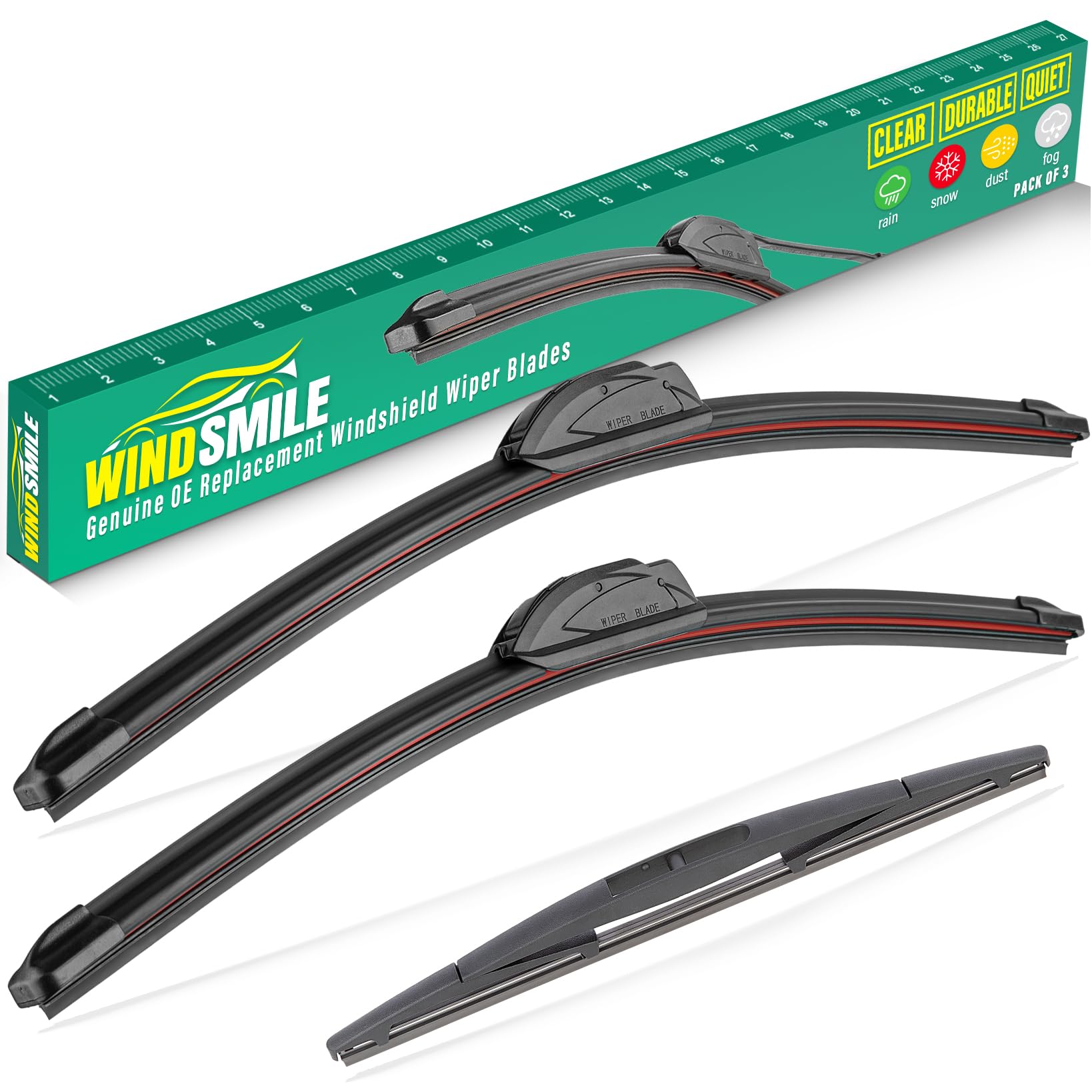 WINDSMILE Windshield Wiper Blades Replacement for Honda CRV CR-V - Product Imagery