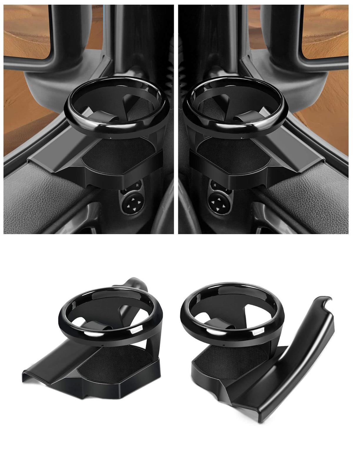 Savadicar Door Cup Holder Compatible with 2018-Present Jeep - Product Imagery