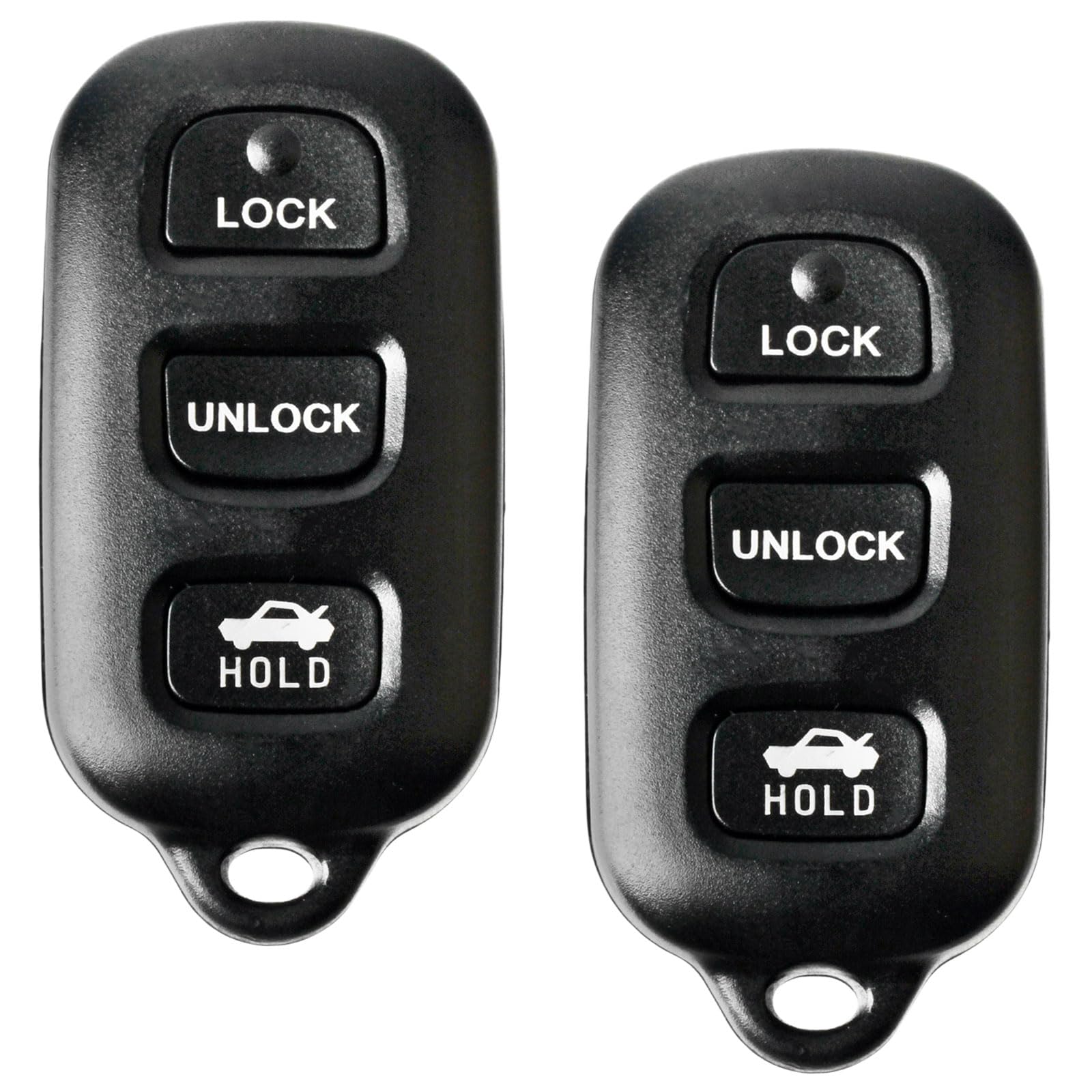 2X Key Fob Keyless Entry Remote Replacement for Toyota HYQ12BBX - Product Imagery
