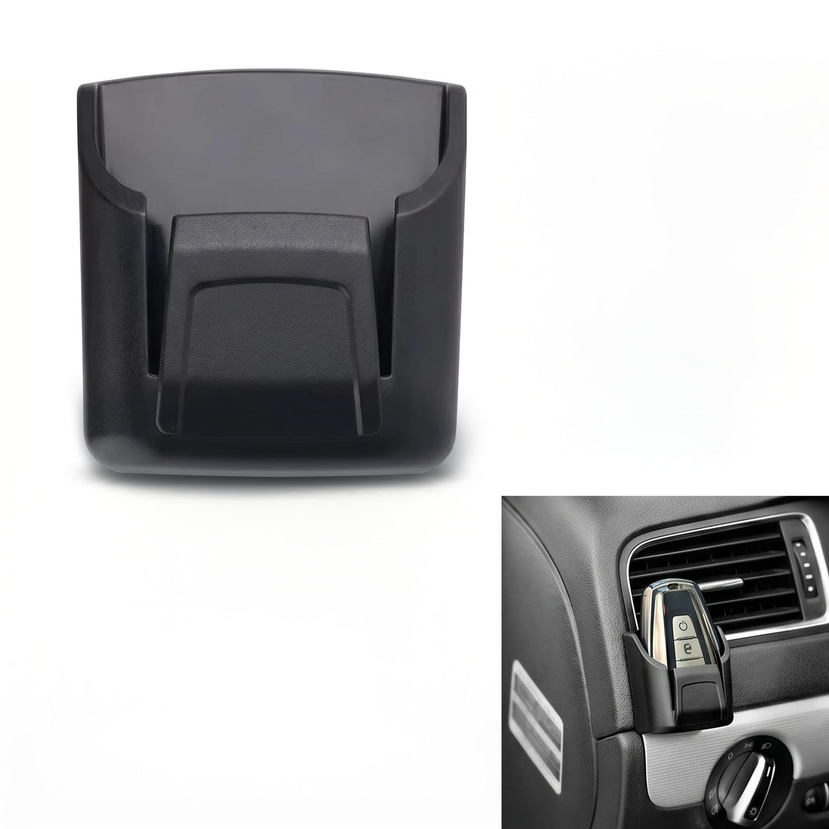 Car Key Fob Holder, Multifunctional Dashboard Storage Box with - Product Imagery