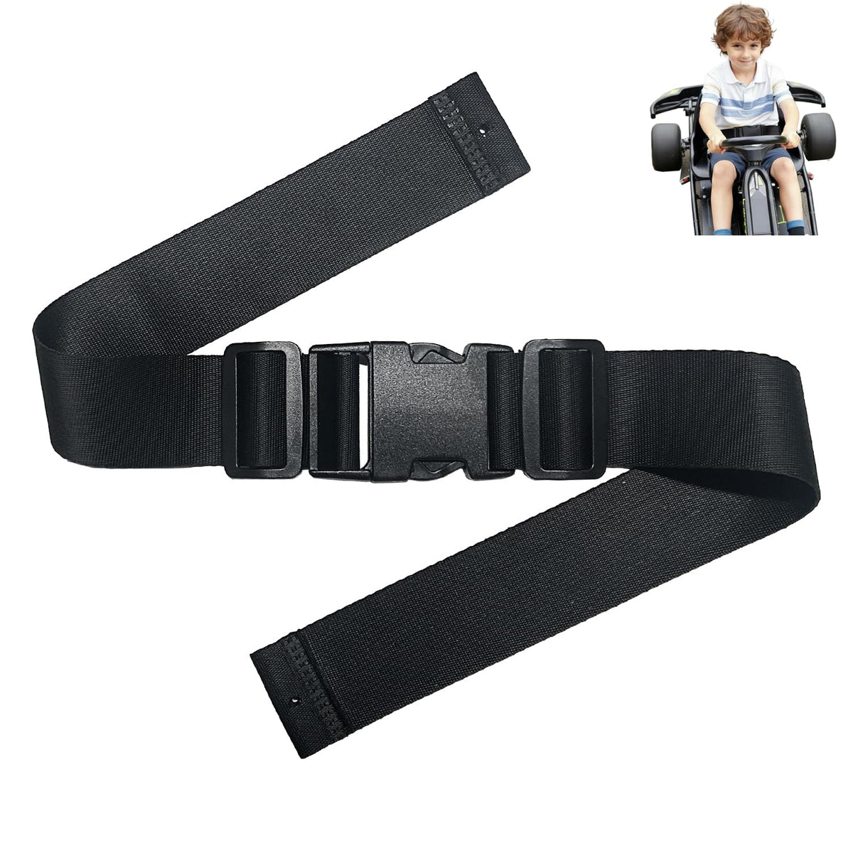 Portable Adjustable Seat Belt for Kids Ride on Power Wheels Toy - Product Imagery