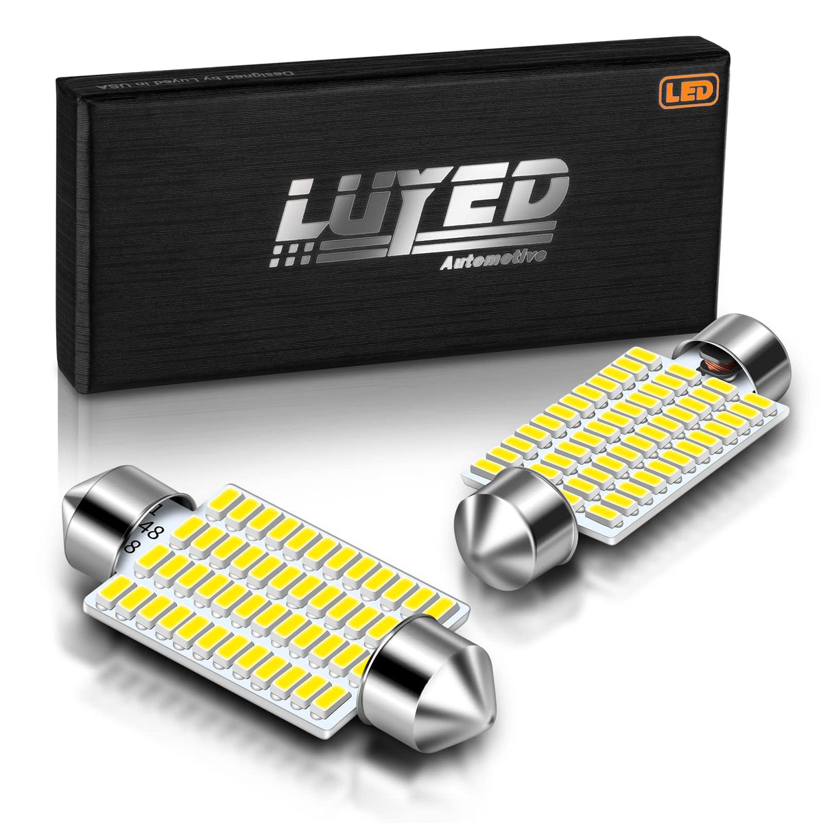 569 578 LED Bulbs Xenon White 570 Lumens Super Bright 3014 48-EX - Product Imagery