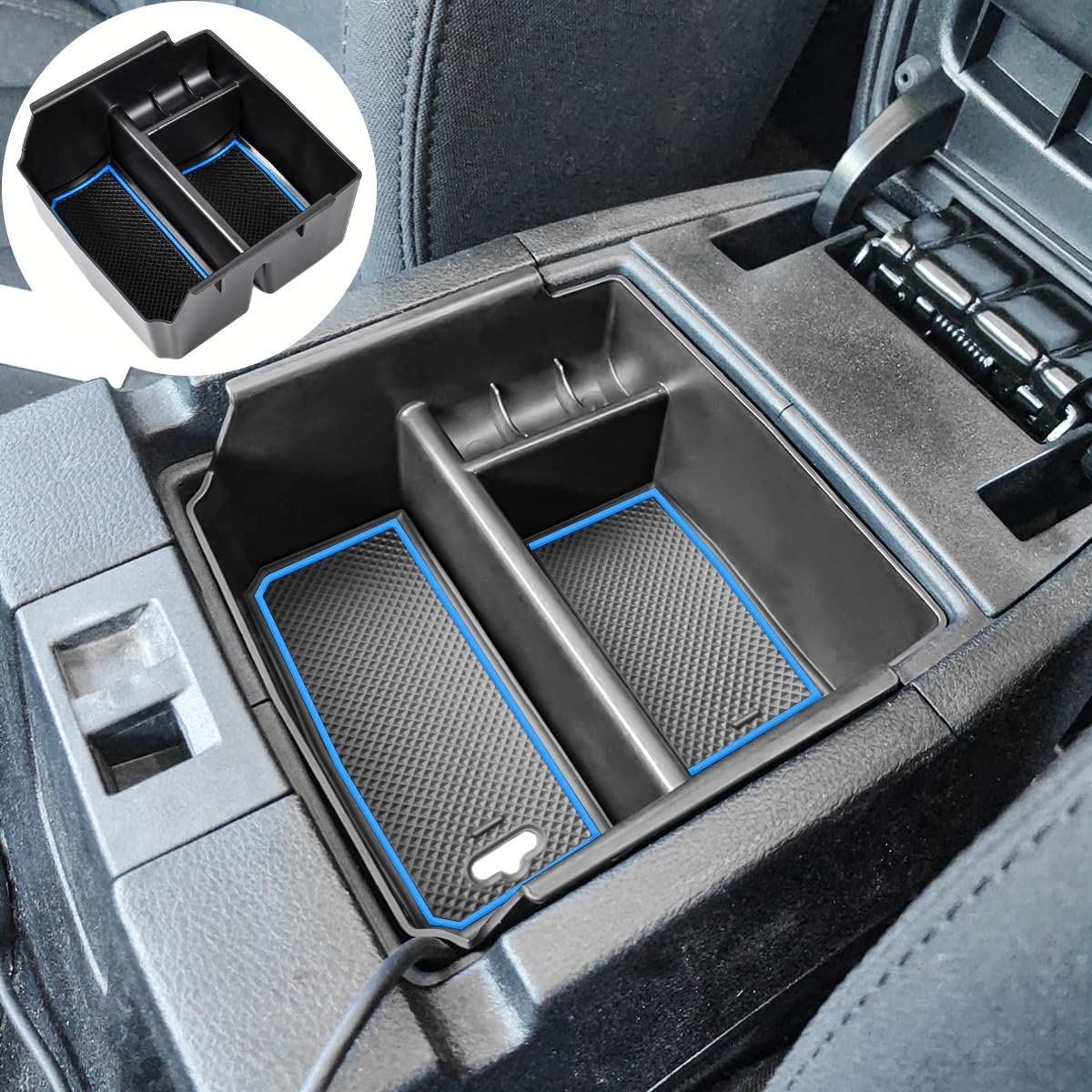 Center Console Organizer Tray for Jeep Wrangler JK/JKU - Product Imagery