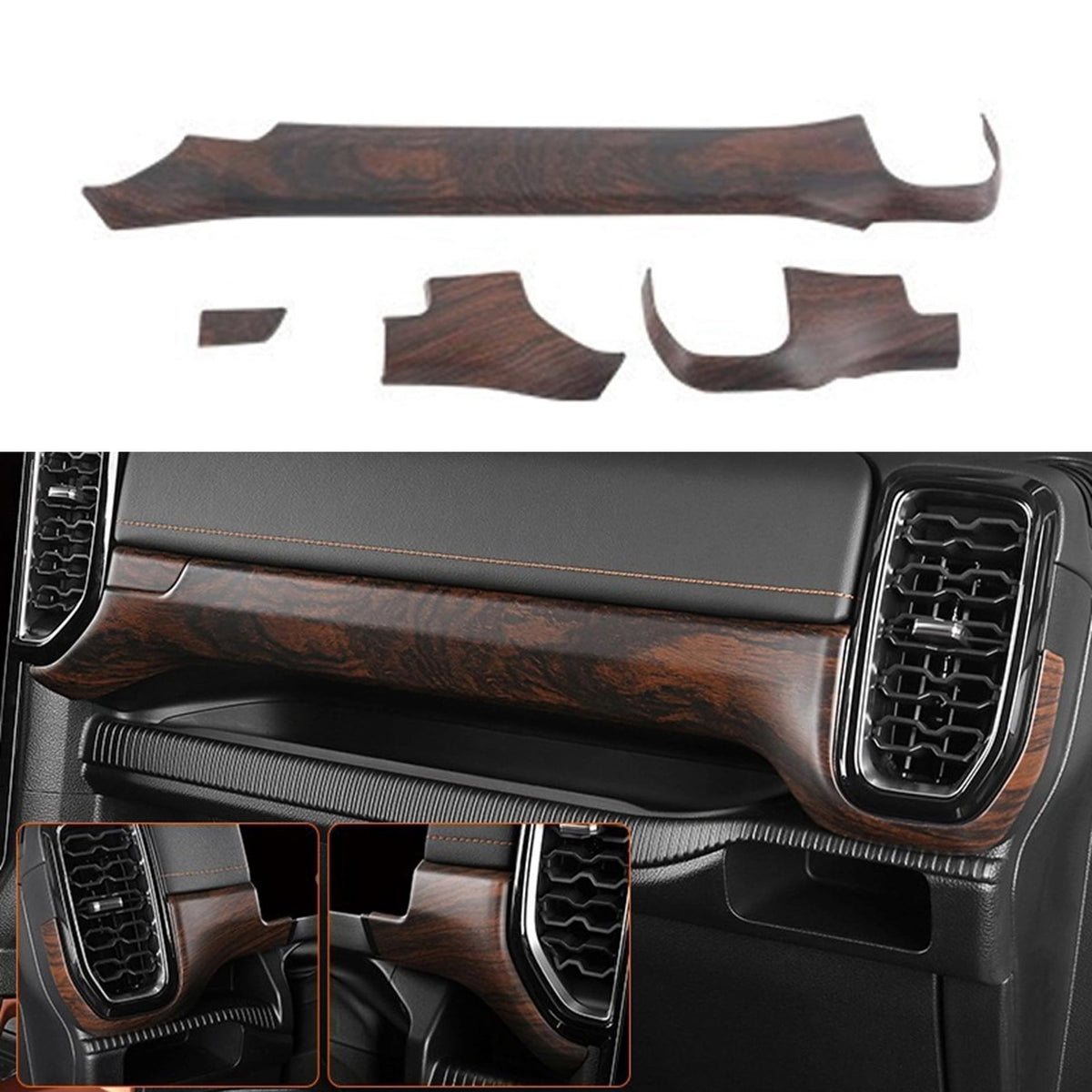 Central Control Dashboard Panel Compatible with Ford Ranger 2024 - Product Imagery
