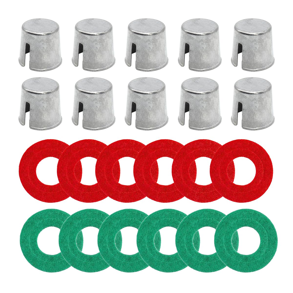 BESULEN 10PCS Car Battery Post Terminal Shims with 12PCS - Product Imagery