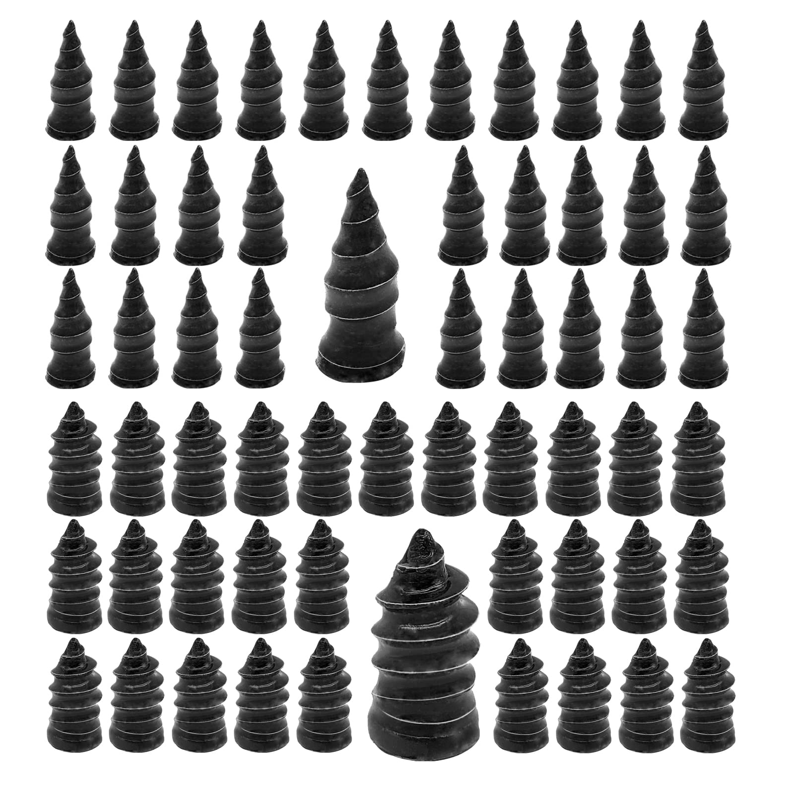 60PCS Tire Repair Rubber Nail, Vacuum Tire Repair Kits Spiral - Product Imagery