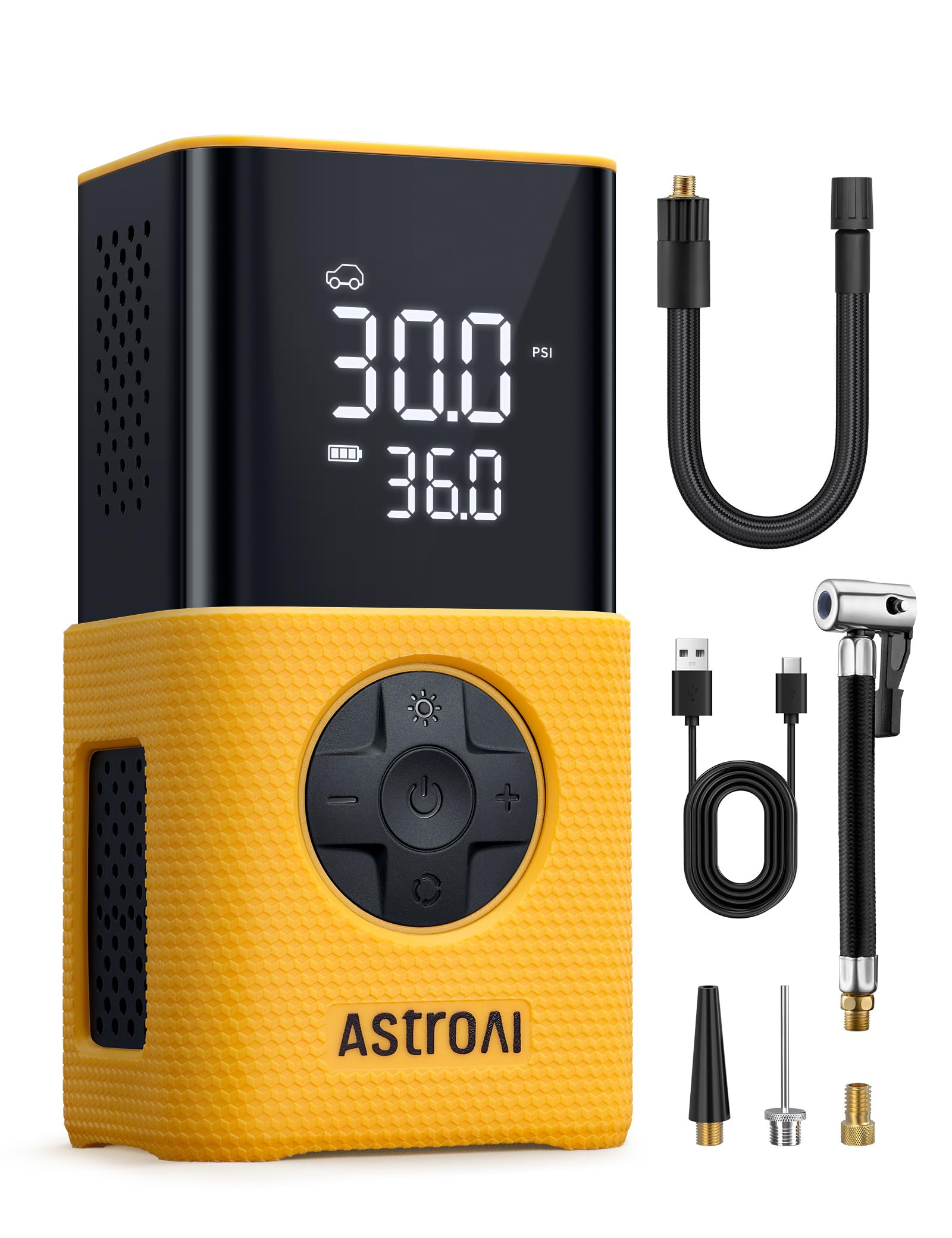 AstroAI L7S Tire Inflator Portable Air Compressor Cordless with - Product Imagery