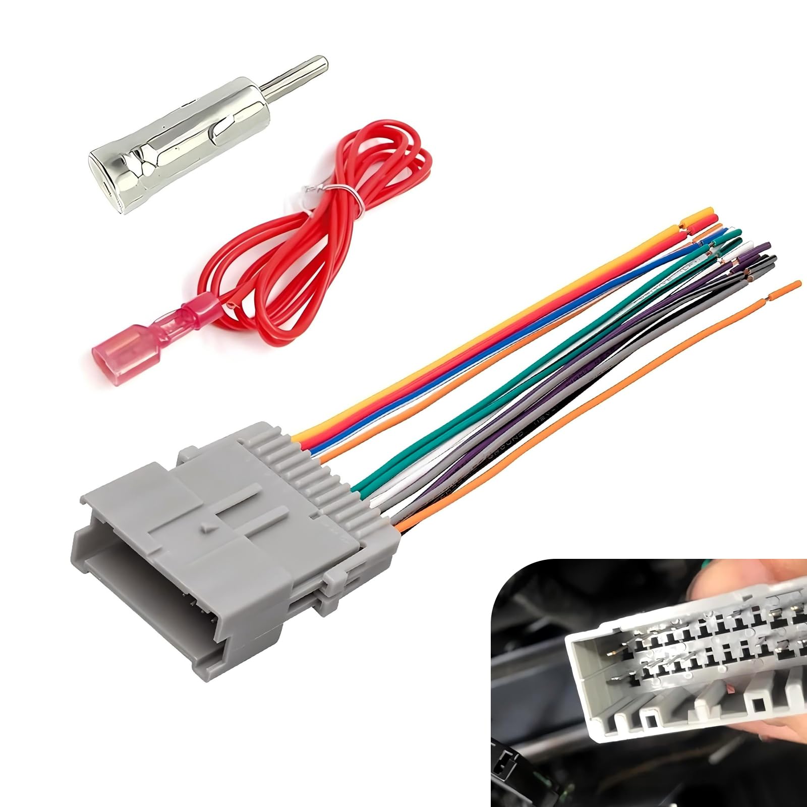 WZP Car Audio Wiring Harness, Radio Adapter Wiring Harness Kit - Product Imagery