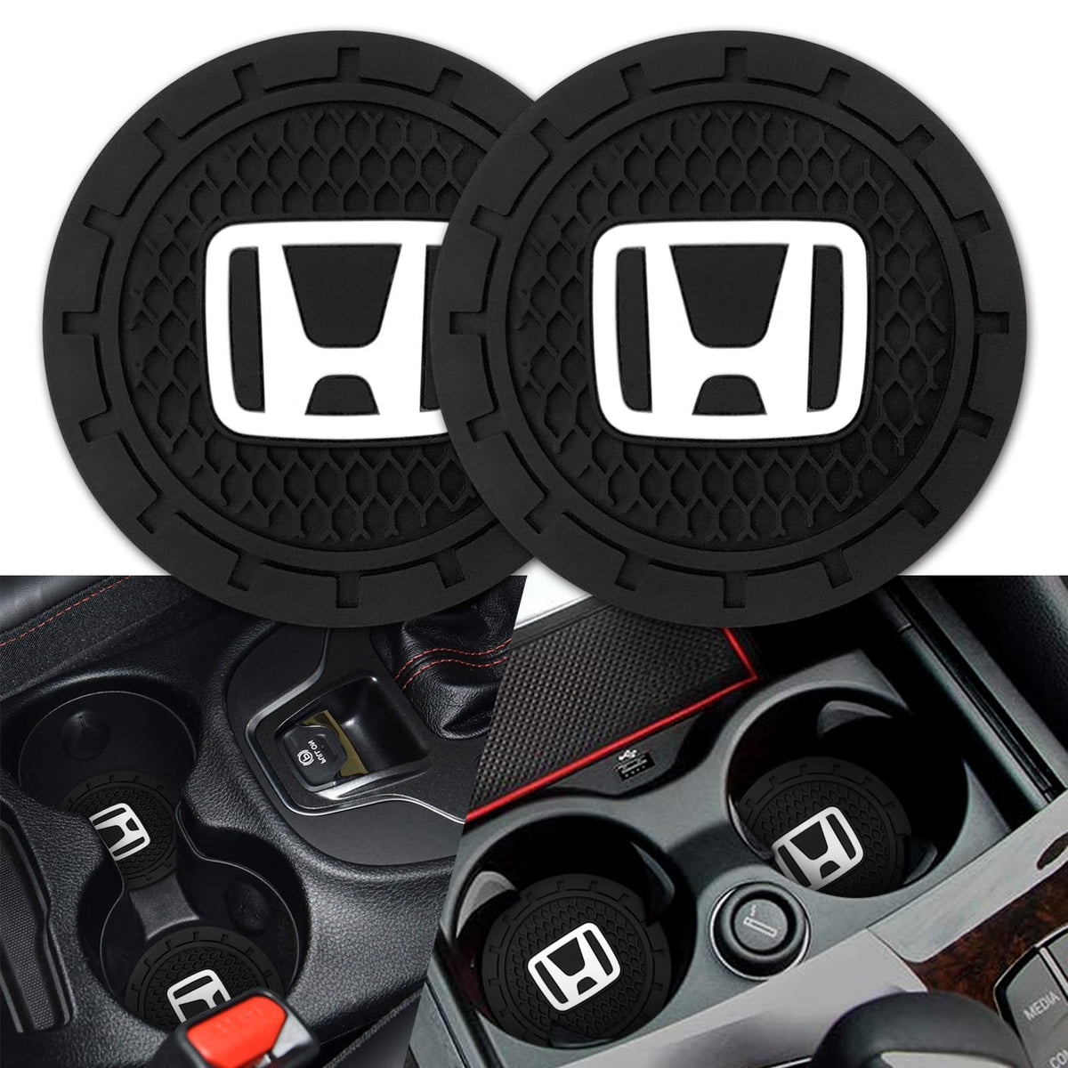 Car Cup Holder Coaster for Honda Accord Civic Fit CRV Pilot EX - Product Imagery