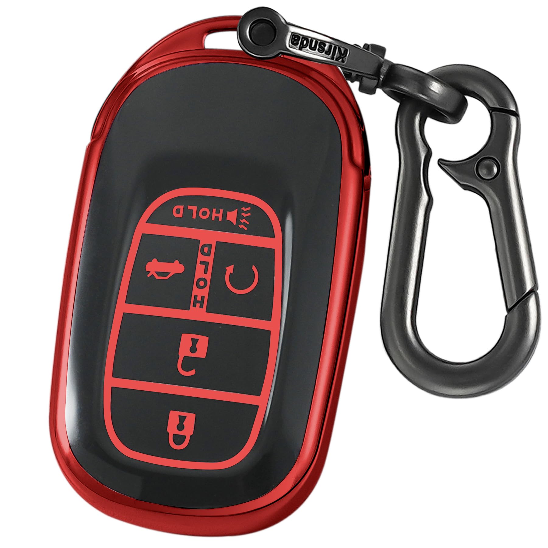 Kirsnda Key Fob Cover Compatible with Honda,with metal buckle,5 - Product Imagery