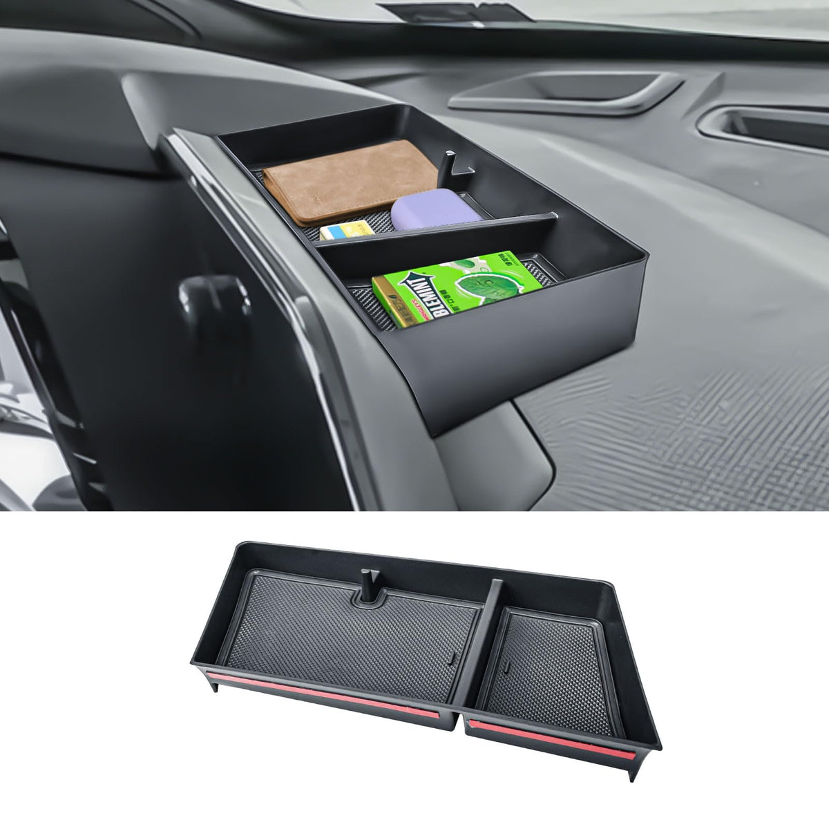 Dashboard Organizer Tray for 2024 2025 2026 Chevy Trax Interior - Product Imagery