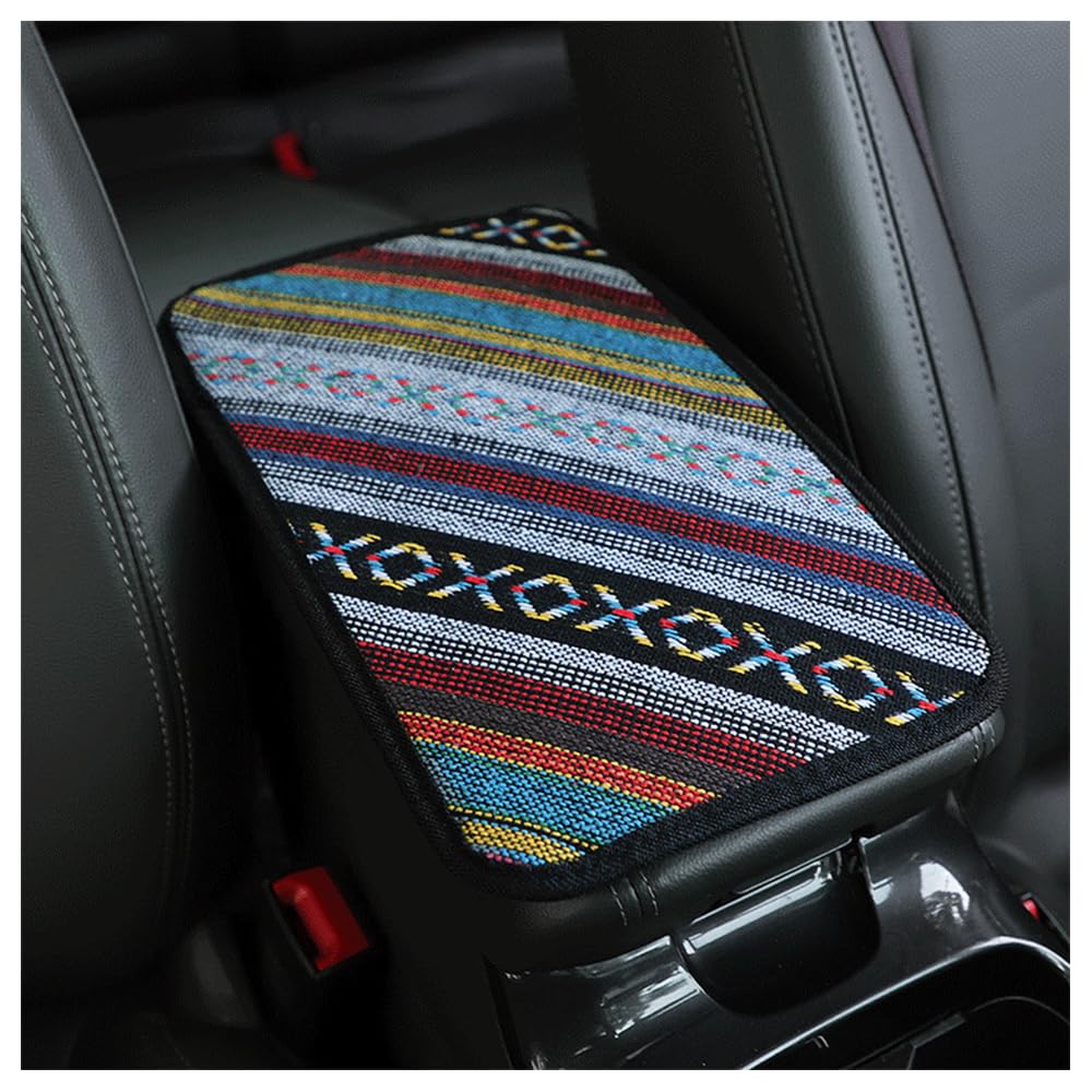 Car Center Console Cover,Boho Car Accessories Car Armrest Box - Product Imagery