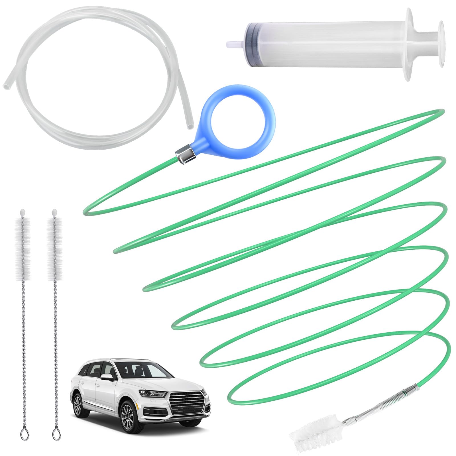 Auto Sunroof Drain Cleaning Tool, 120 Inch Flexible Tube - Product Imagery