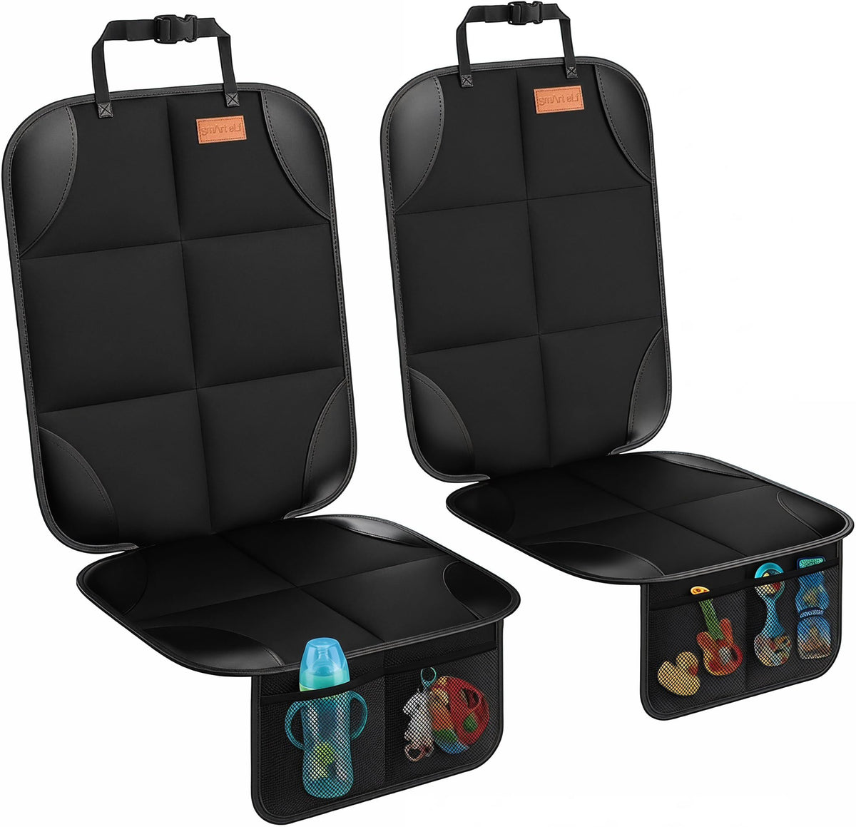 SMART ELF Car Seat Protector, Thickest Padding and Non-Slip - Product Imagery