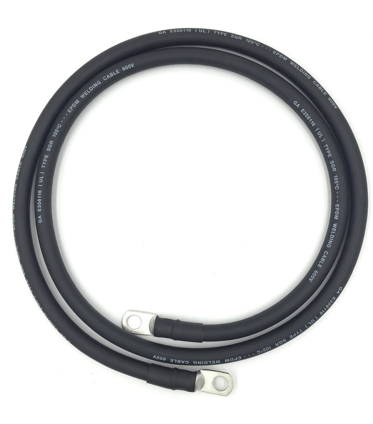 End Game 2 AWG Gauge Premium Battery Cables, Made in The USA, - Product Imagery
