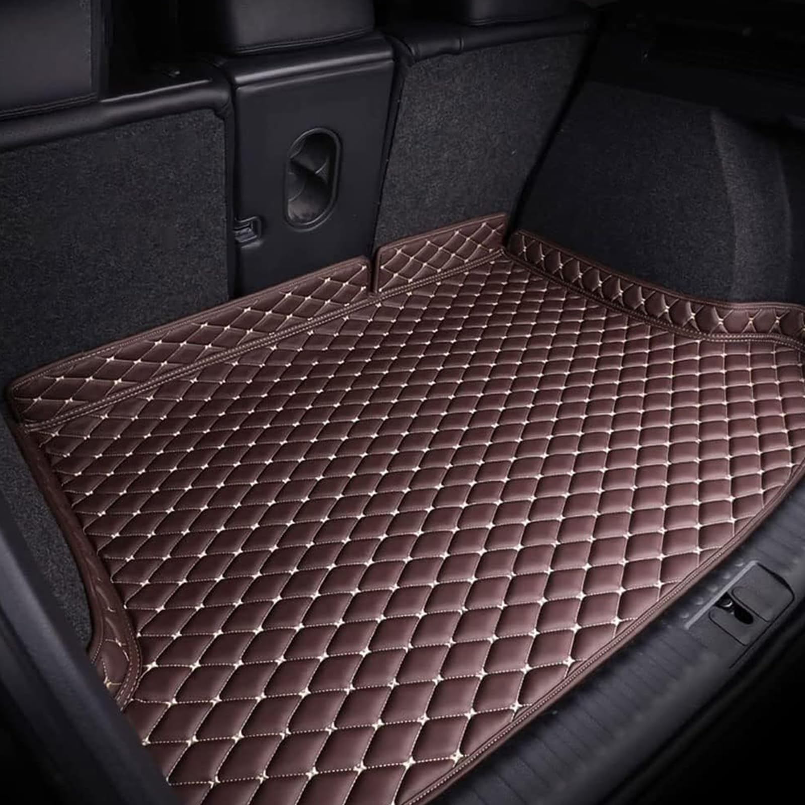 Leather Car Trunk Mat for Lincoln Aviator(6seats) 2020 2021 2022 - Product Imagery