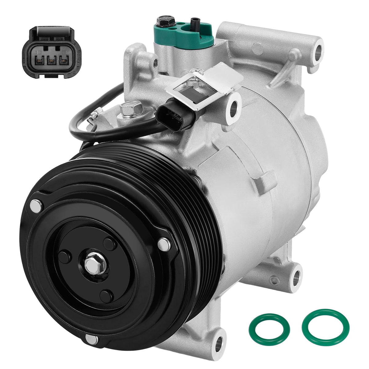 BDFHYK 198276 AC Compressor with Clutch Compatible with Honda - Product Imagery