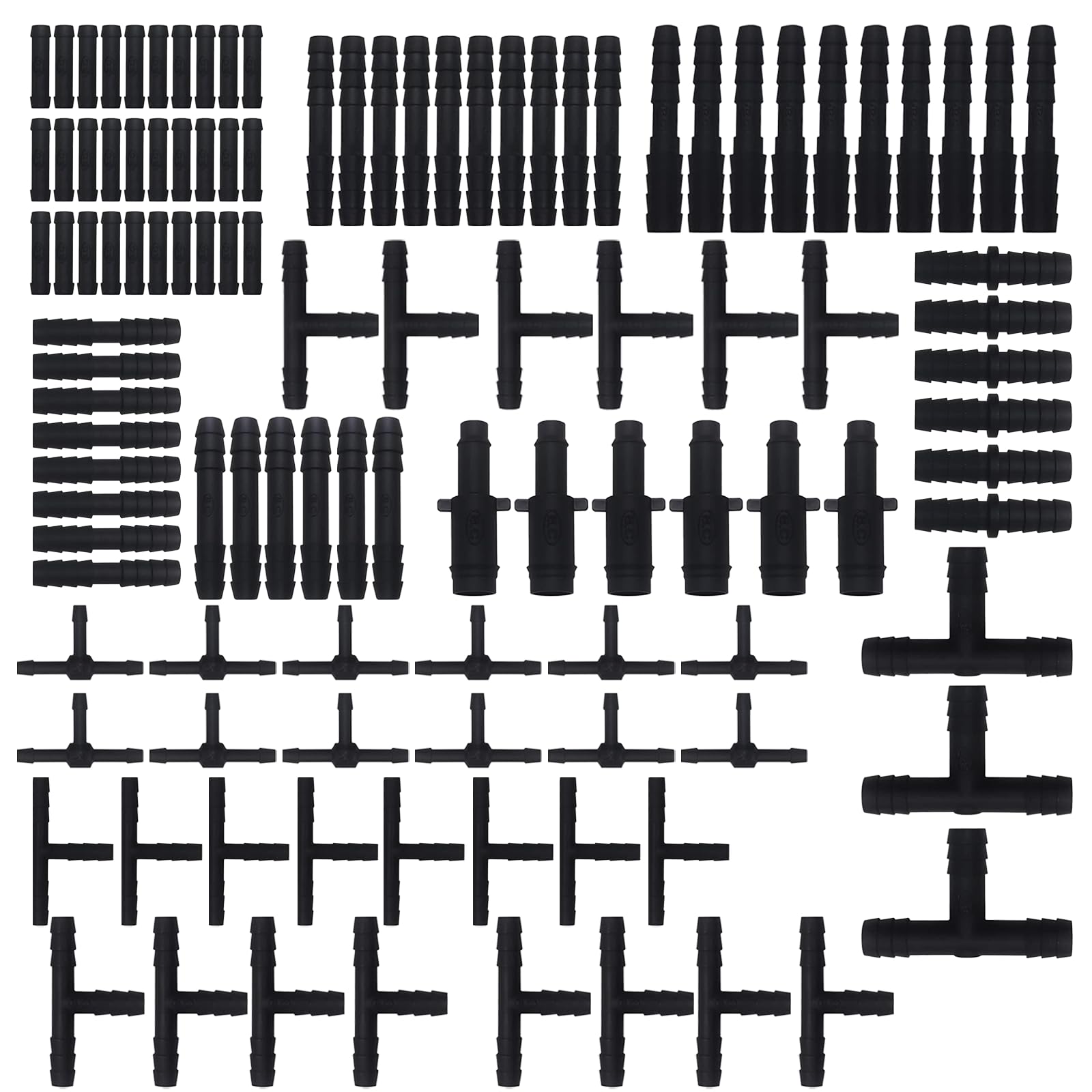 113 PCS Vacuum Connector Assortment, 12 Sizes Heat Resistant - Product Imagery
