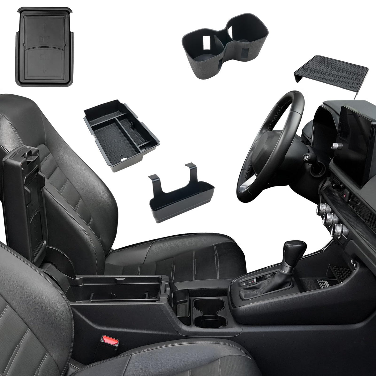 ELECFRESH Center Console Organizer for 2023-2026 Honda CRV - Product Imagery