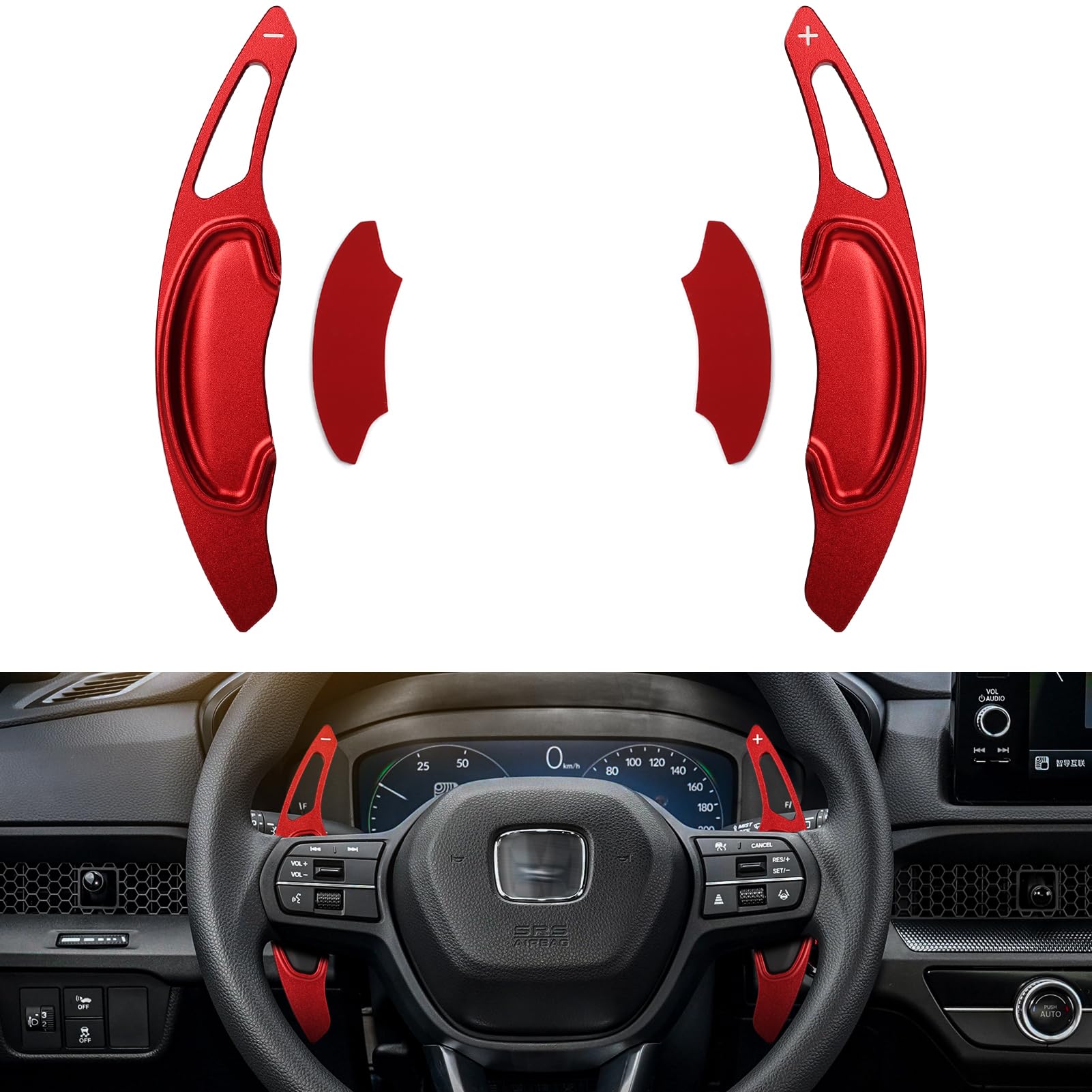 CKE for Honda Civic CR-V Accord Pilot Paddle Shifter Extension - Product Imagery