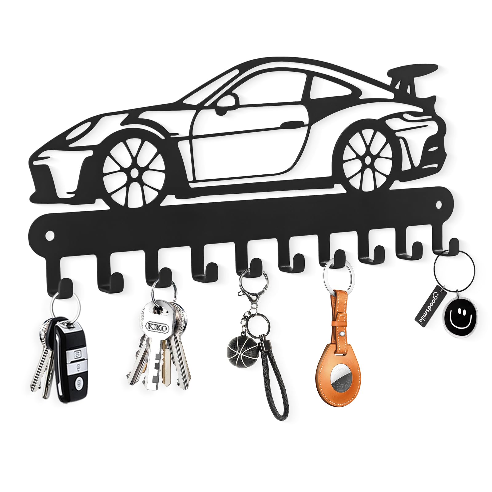 Car Metal Key Holder for Wall - Product Imagery